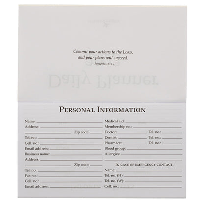 2025 Diary - Daily Planner - The Lord is My Light and My Salvation