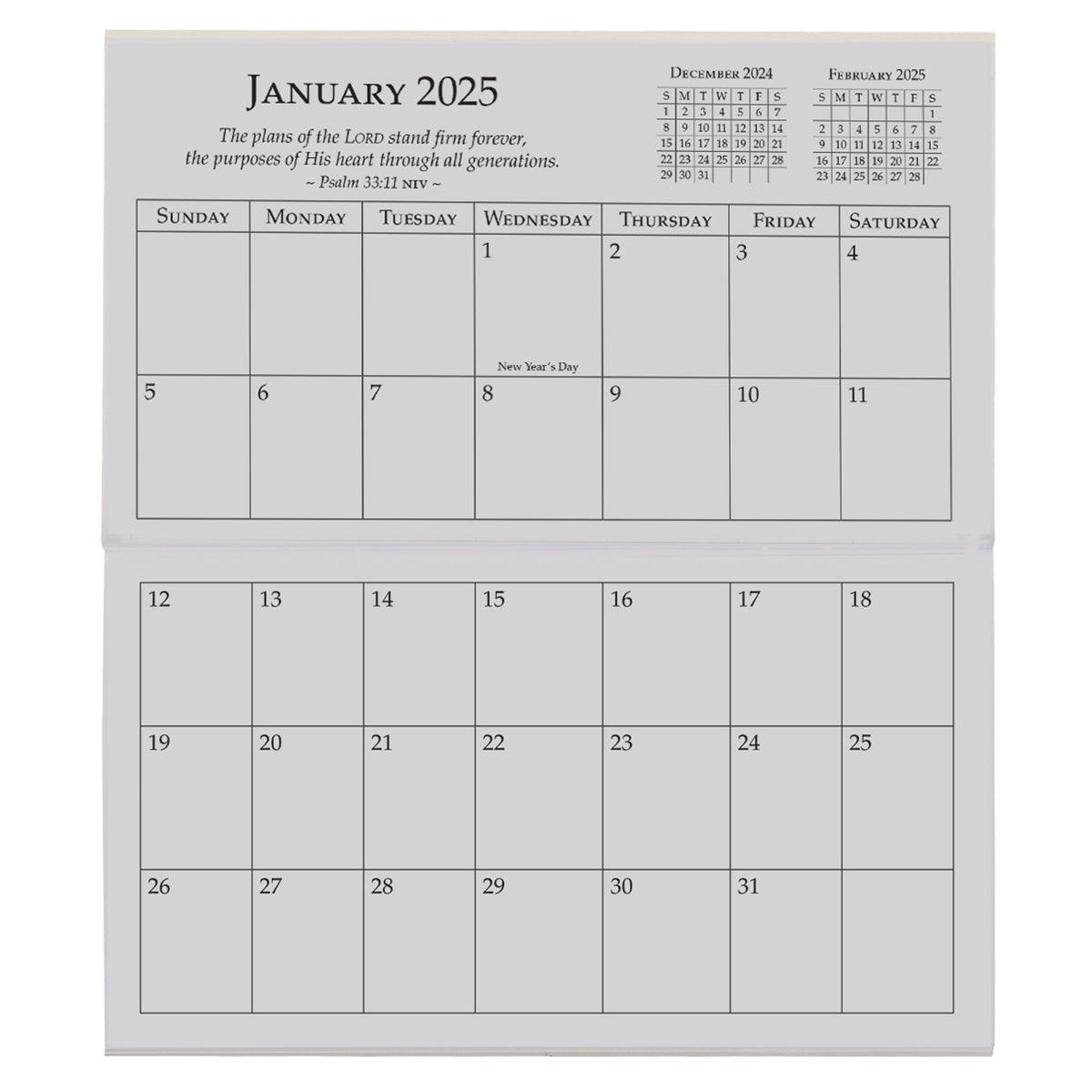 2025 Small Planner: I Can Do Everything Through Christ