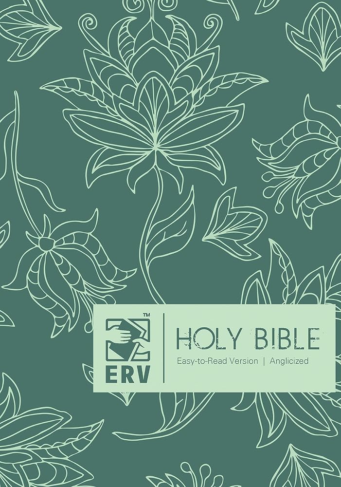 ERV Holy Bible Hardback Floral, Anglicized, (Easy-to-Read Version) cover image