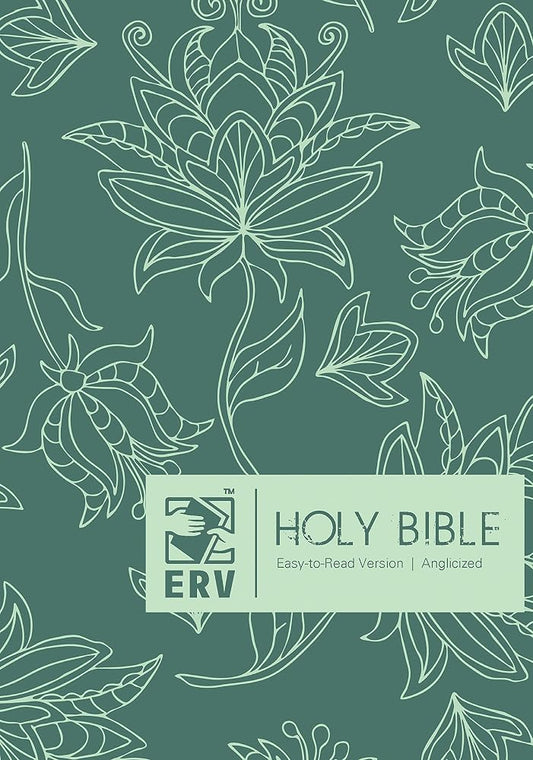 ERV Holy Bible Hardback Floral, Anglicized, (Easy-to-Read Version) cover image