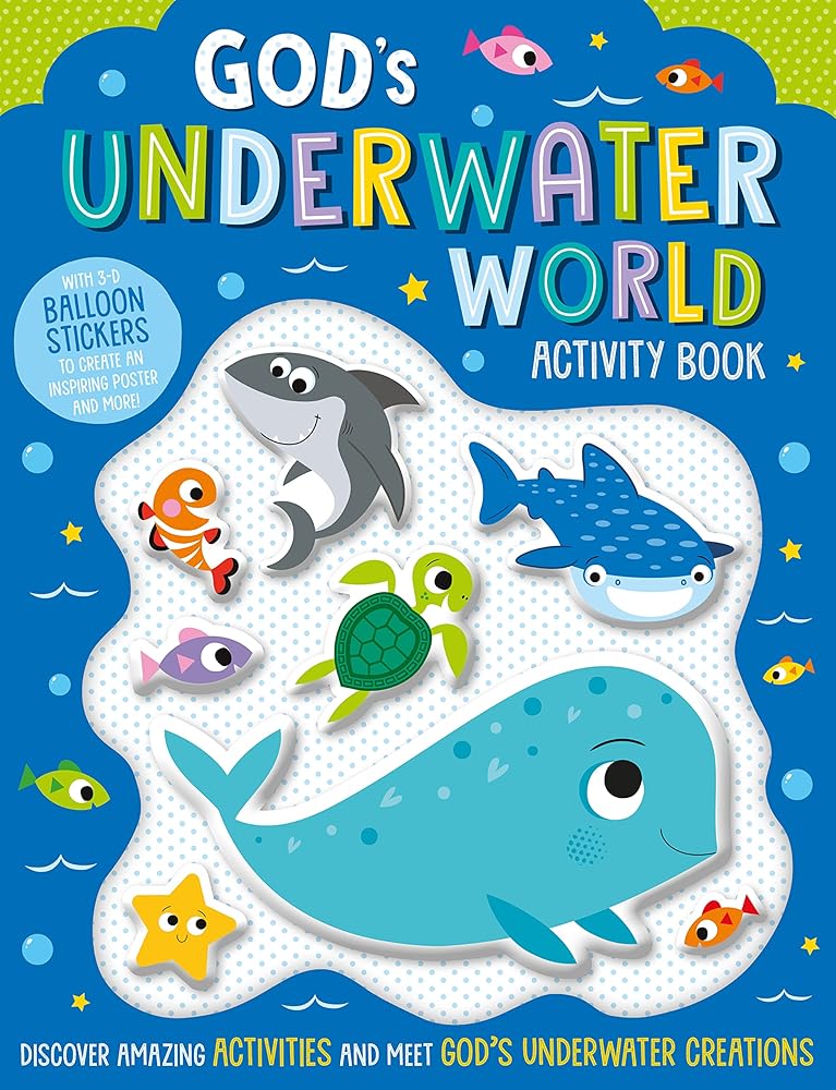 GOD'S UNDERWATER WORLD ACTIVITY BOO cover image