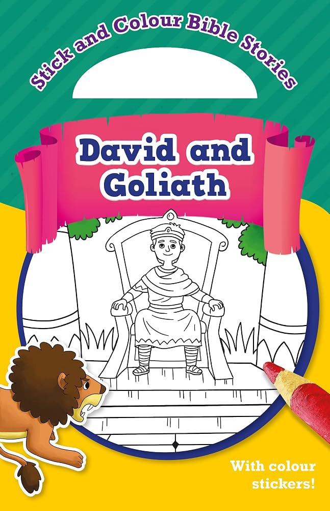 David and Goliath: With colour stickers! cover image