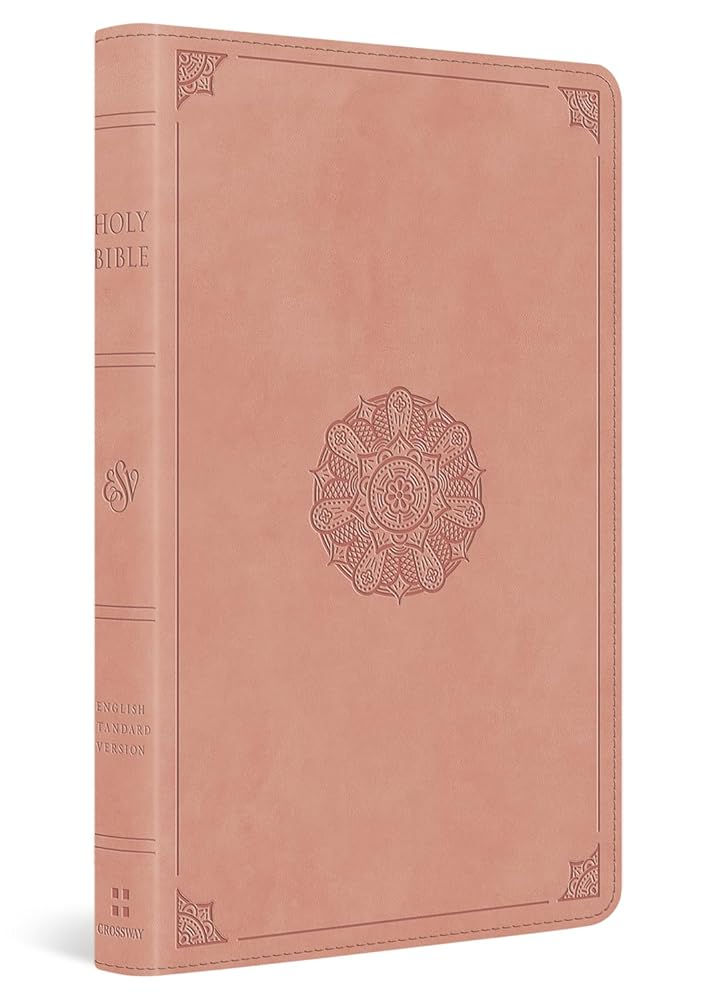 ESV Thinline Bible (TruTone, Pink, Emblem Design): Holy Bible, English Standard Version cover image