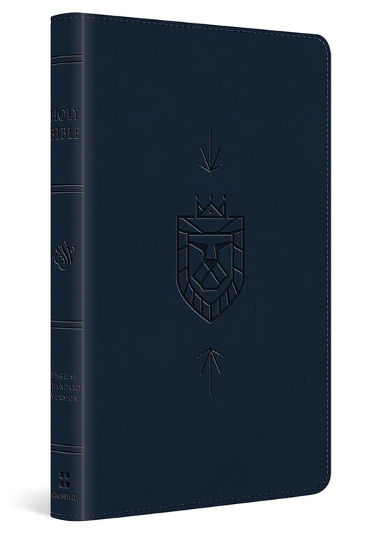 ESV Holy Bible for Kids (TruTone, Dark Blue, Lion of Judah Design) cover image