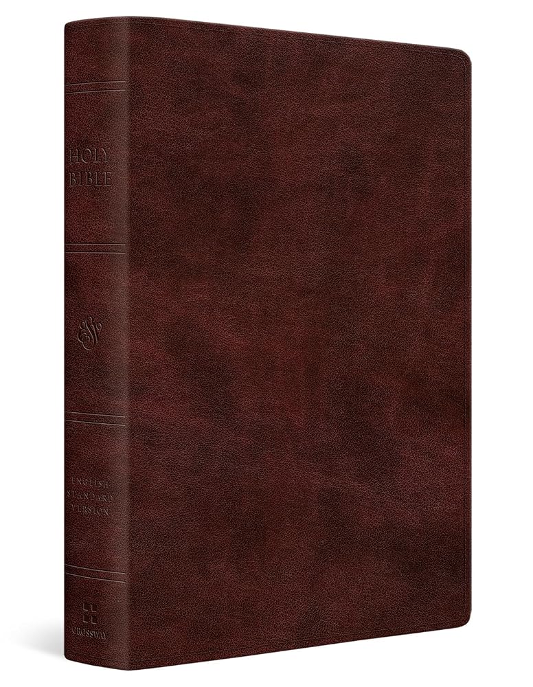 ESV Giant Print Personal Size Bible, Red Letter (TruTone, Mahogany): Holy Bible, English Standard Version cover image