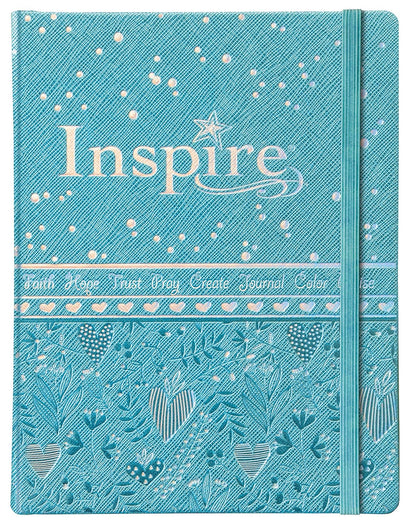 Inspire Bible for girls: New Living Translation, The Bible for Coloring & Creative Journaling