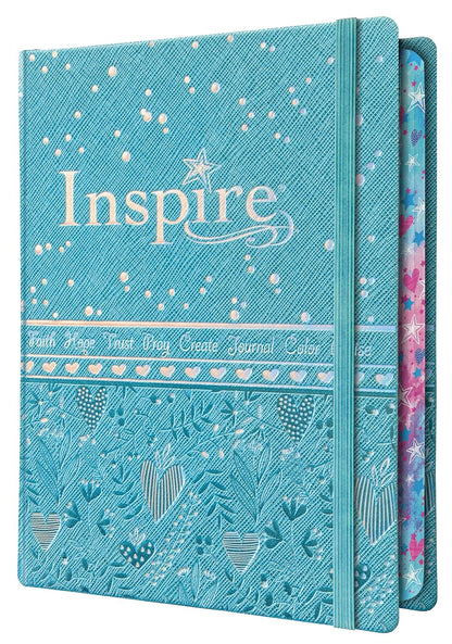 Inspire Bible for girls: New Living Translation, The Bible for Coloring & Creative Journaling