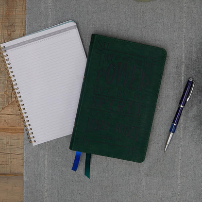 NKJV Thinline Youth Edition, Verse Art Cover Collection, Leathersoft Green