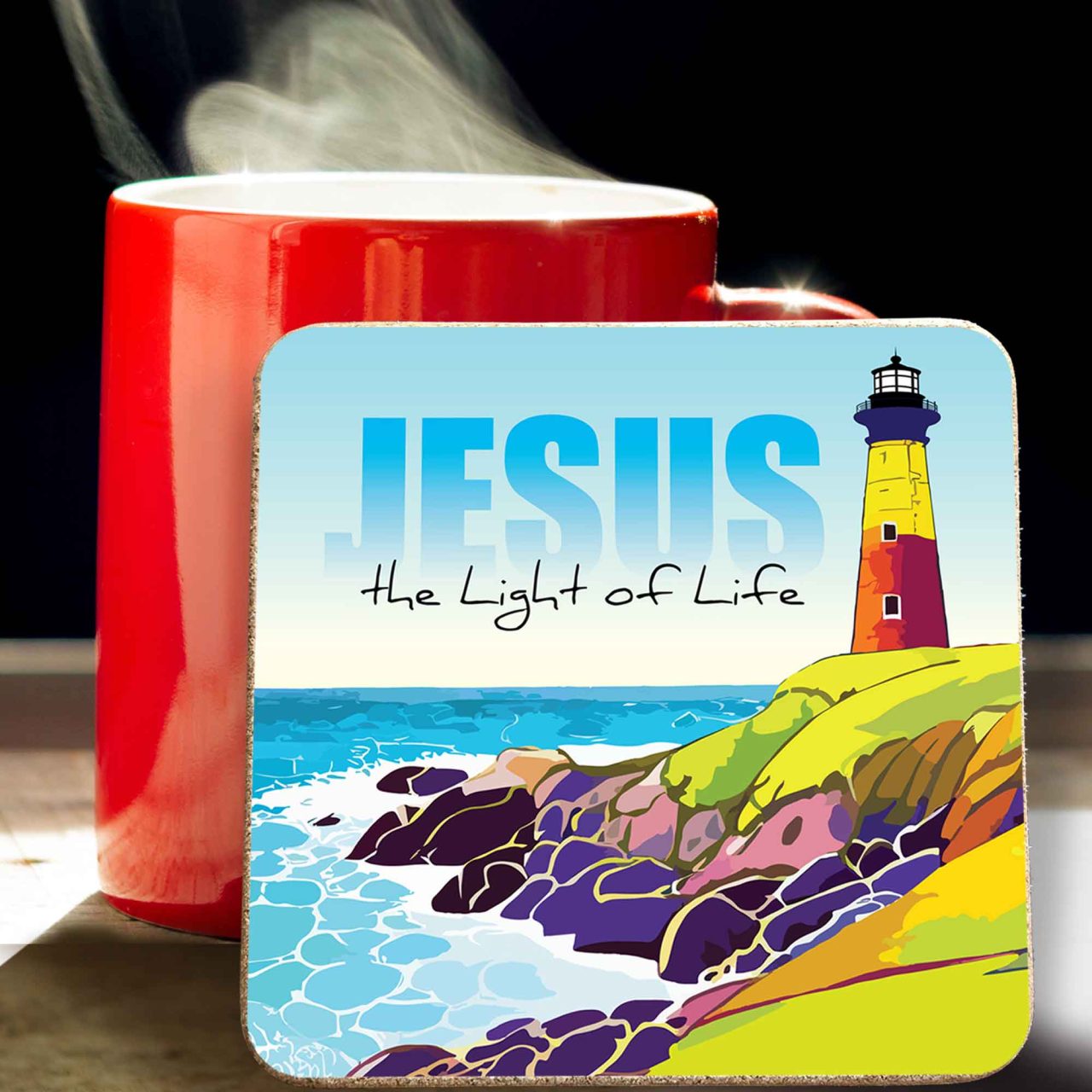 Jesus Christian Coaster