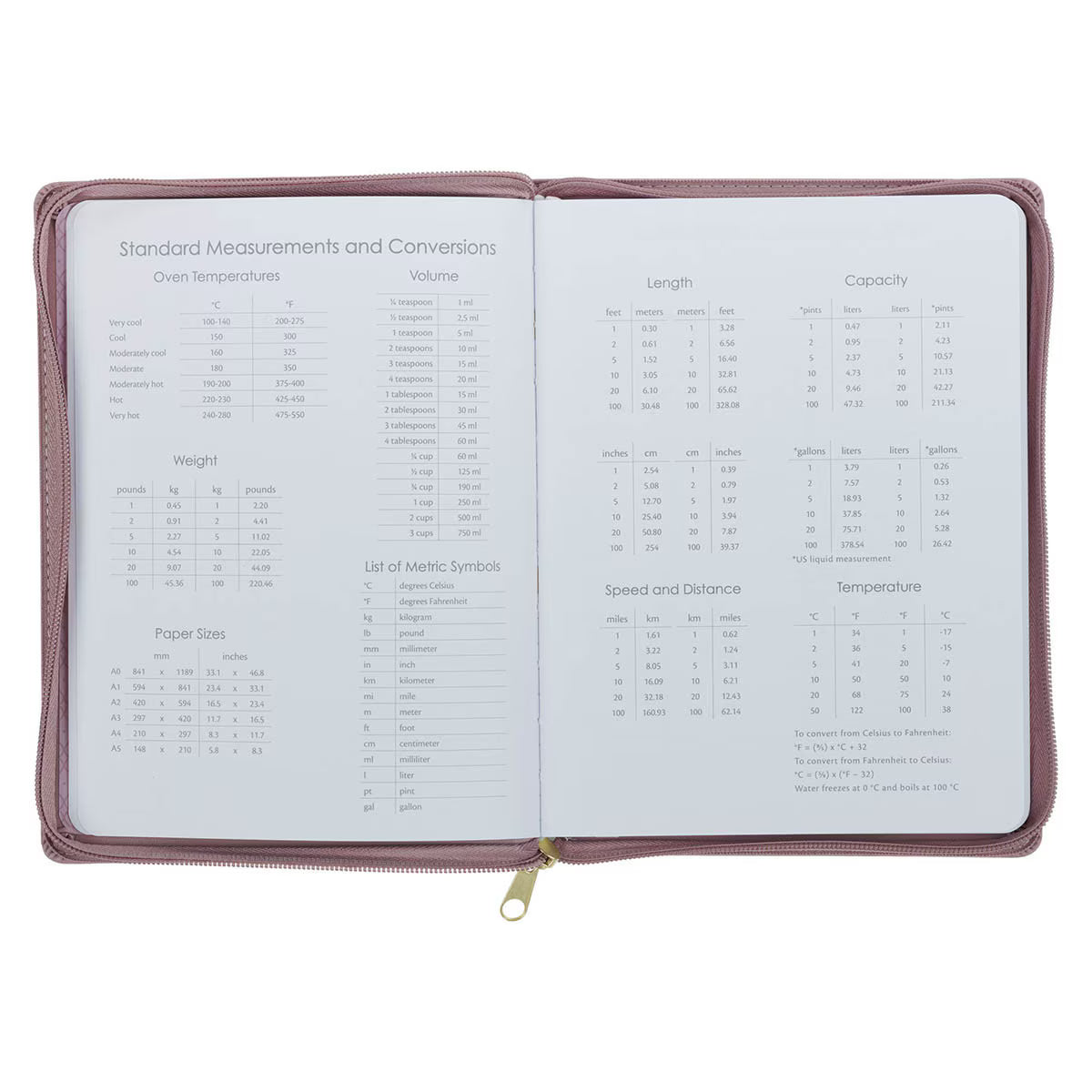 2027 Plans Large Zippered Dusty Mauve Faux Leather 18-Month Planner for Women - Jeremiah 29:11