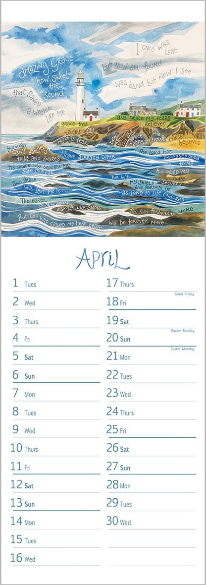 Hannah Dunnett's Compact Slimline  Calendar 2025.