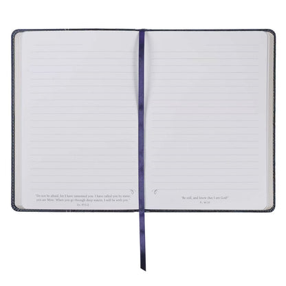 Trust in the Lord Navy Faux Leather Classic Journal - Proverbs 3:5-5