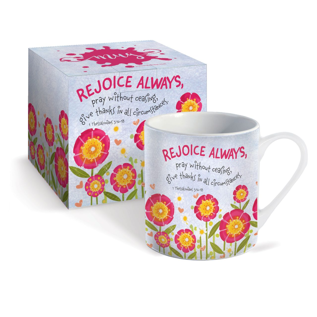 Rejoice Always Christian Mug & Giftbox