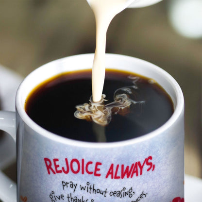 Rejoice Always Christian Mug & Giftbox