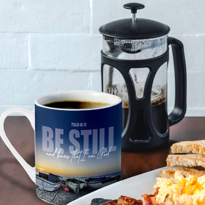 Be Still (Boat) Christian Mug & Giftbox