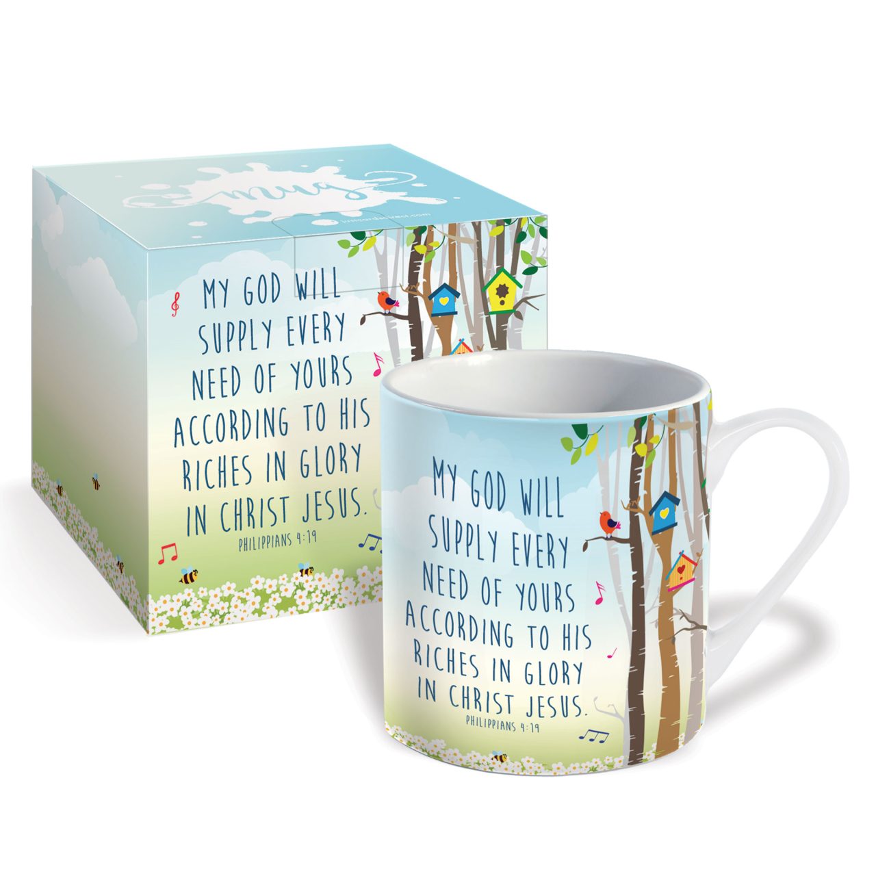 God will supply Christian Mug & Giftbox