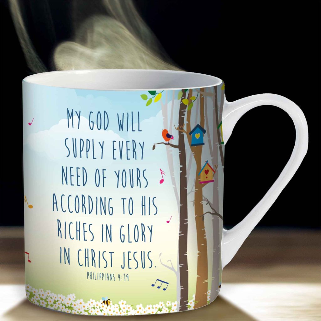 God will supply Christian Mug & Giftbox