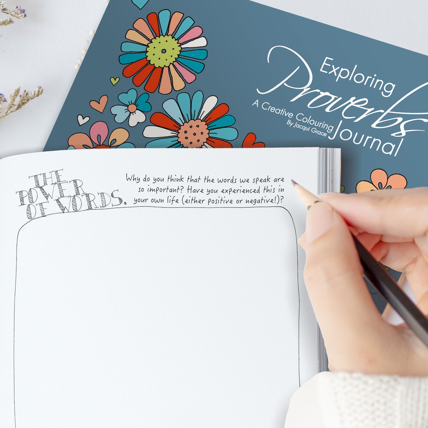 Exploring Proverbs Inspirational Colouring Journal