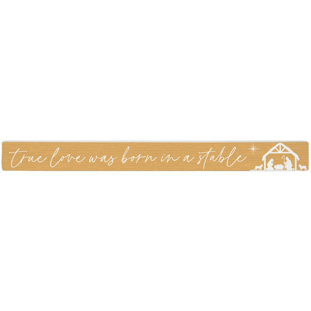 Talking Stick Sign- True Love Stable Yellow