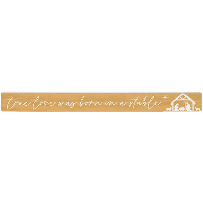 Talking Stick Sign- True Love Stable Yellow