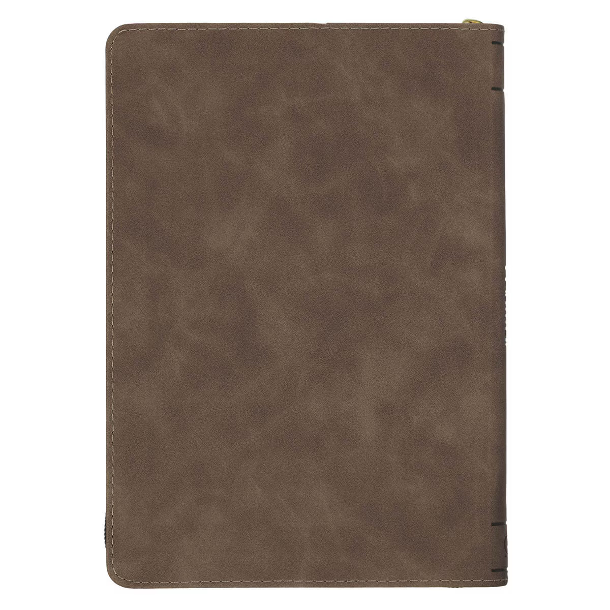 2027 I Can Do All This Truffle Brown Faux Leather Executive Planner with Zipper Closure - Philippians 4:13