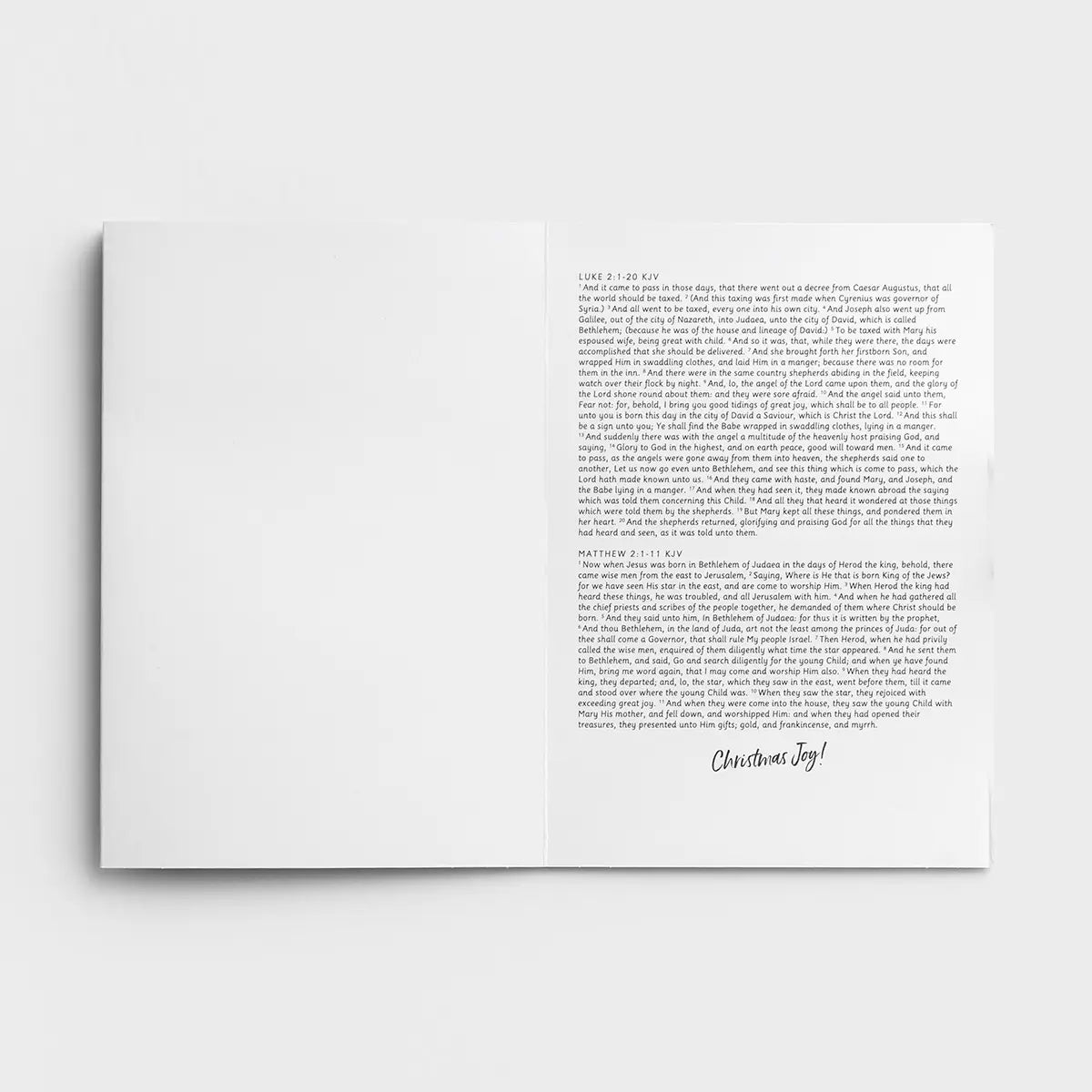 Christmas Story - 18 Christmas Boxed Cards and Envelopes, KJV - Special Edition 5-Panel