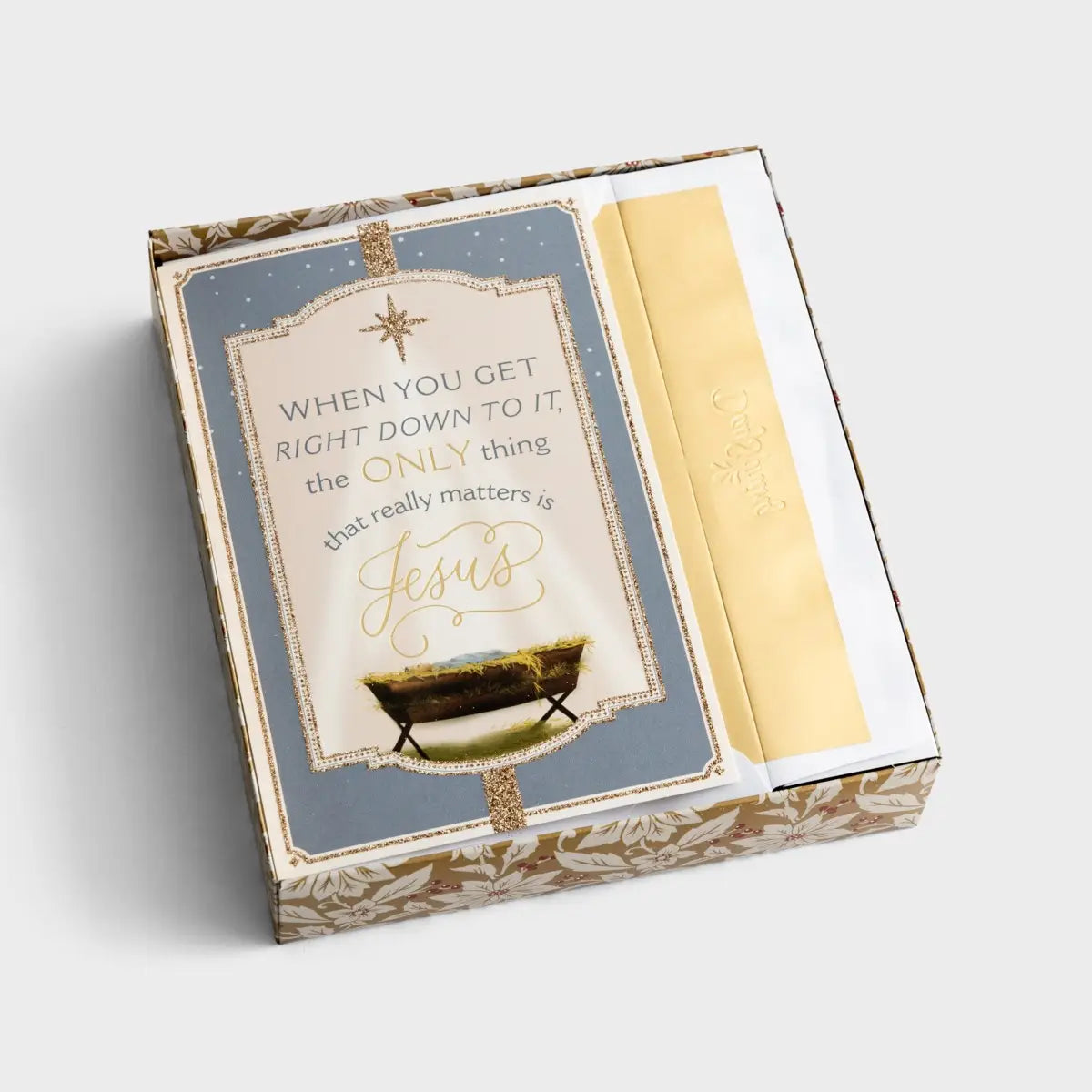 The Only Thing That Really Matters is Jesus - 18 Christmas Boxed Cards and Envelopes