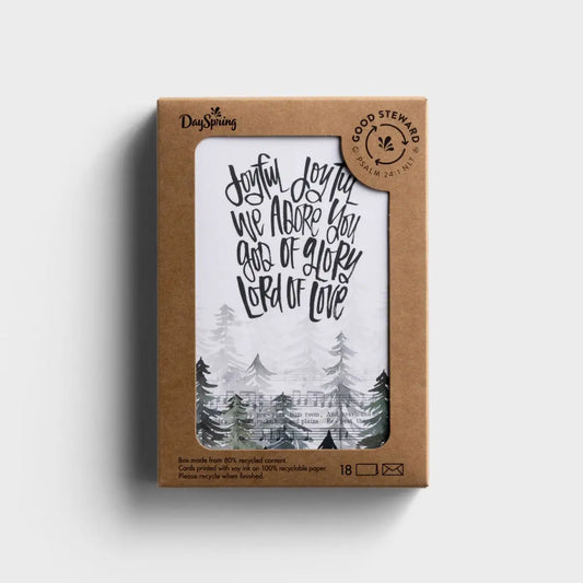 Good Steward - Katygirl - Joyful - 18 Christmas Boxed Cards and Envelopes