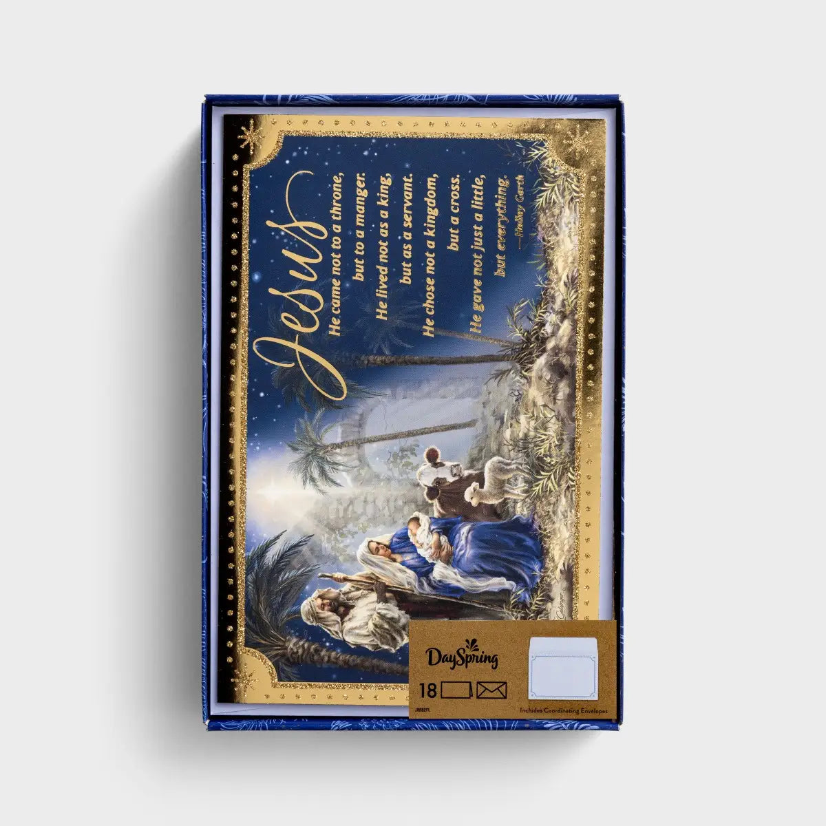 Dona Gelsinger - Jesus Nativity - 18 Christmas Boxed Cards and Envelopes, NIV