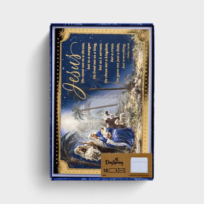Dona Gelsinger - Jesus Nativity - 18 Christmas Boxed Cards and Envelopes, NIV