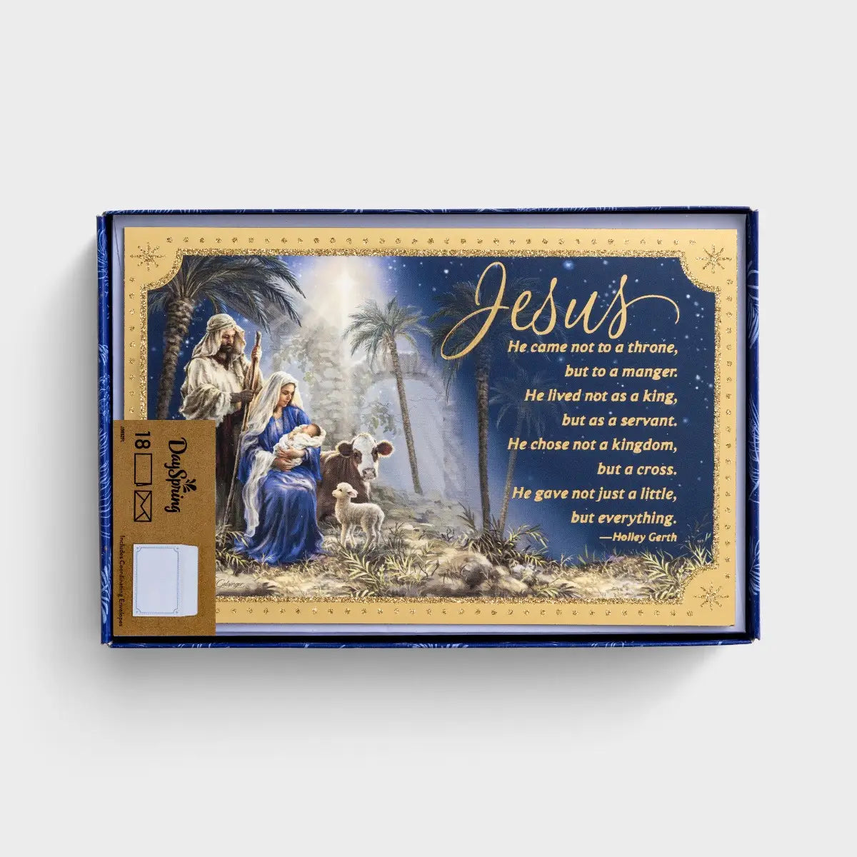 Dona Gelsinger - Jesus Nativity - 18 Christmas Boxed Cards and Envelopes, NIV
