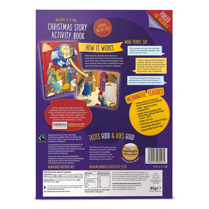 The Real Advent Calendar - With Fairtrade Chocolate's and a 24 Page Book 2026 Edition