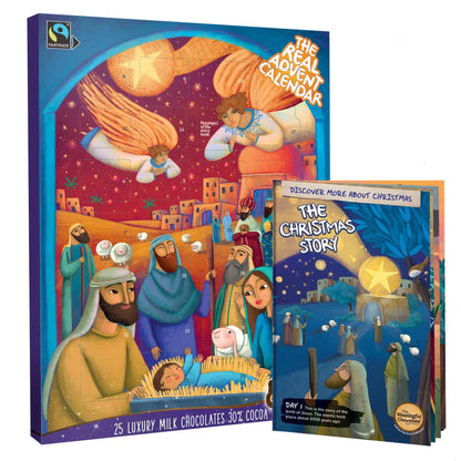 The Real Advent Calendar - With Fairtrade Chocolate's and a 24 Page Book 2026 Edition