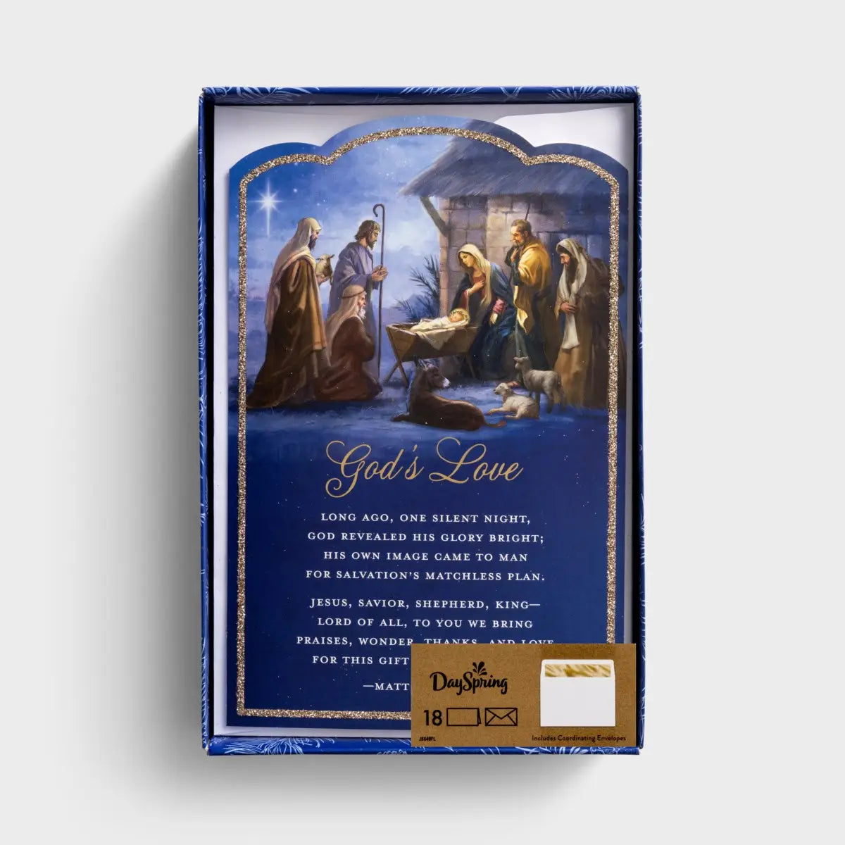 God's Love Nativity - 18 Christmas Boxed Cards and Envelopes, NKJV