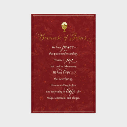 Because of Jesus - 18 Christmas Boxed Cards and Envelopes
