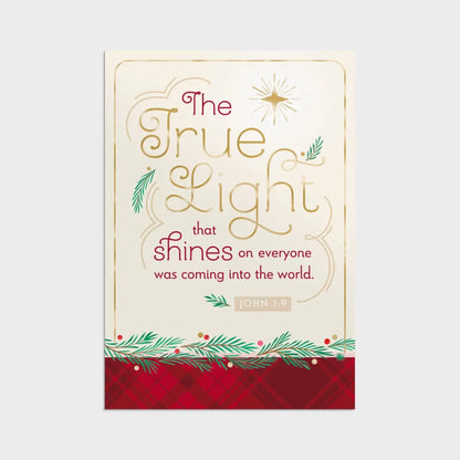 True Light - 18 Christmas Boxed Cards and Envelopes - Special Edition 5-Panel