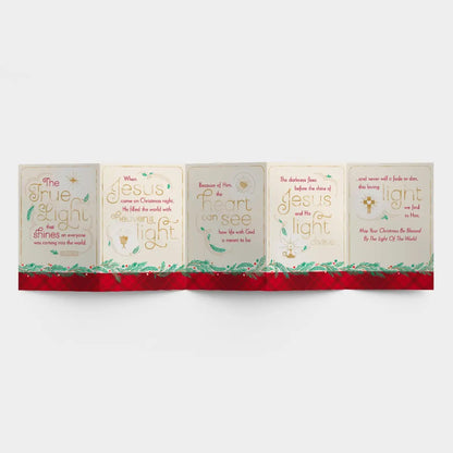 True Light - 18 Christmas Boxed Cards and Envelopes - Special Edition 5-Panel
