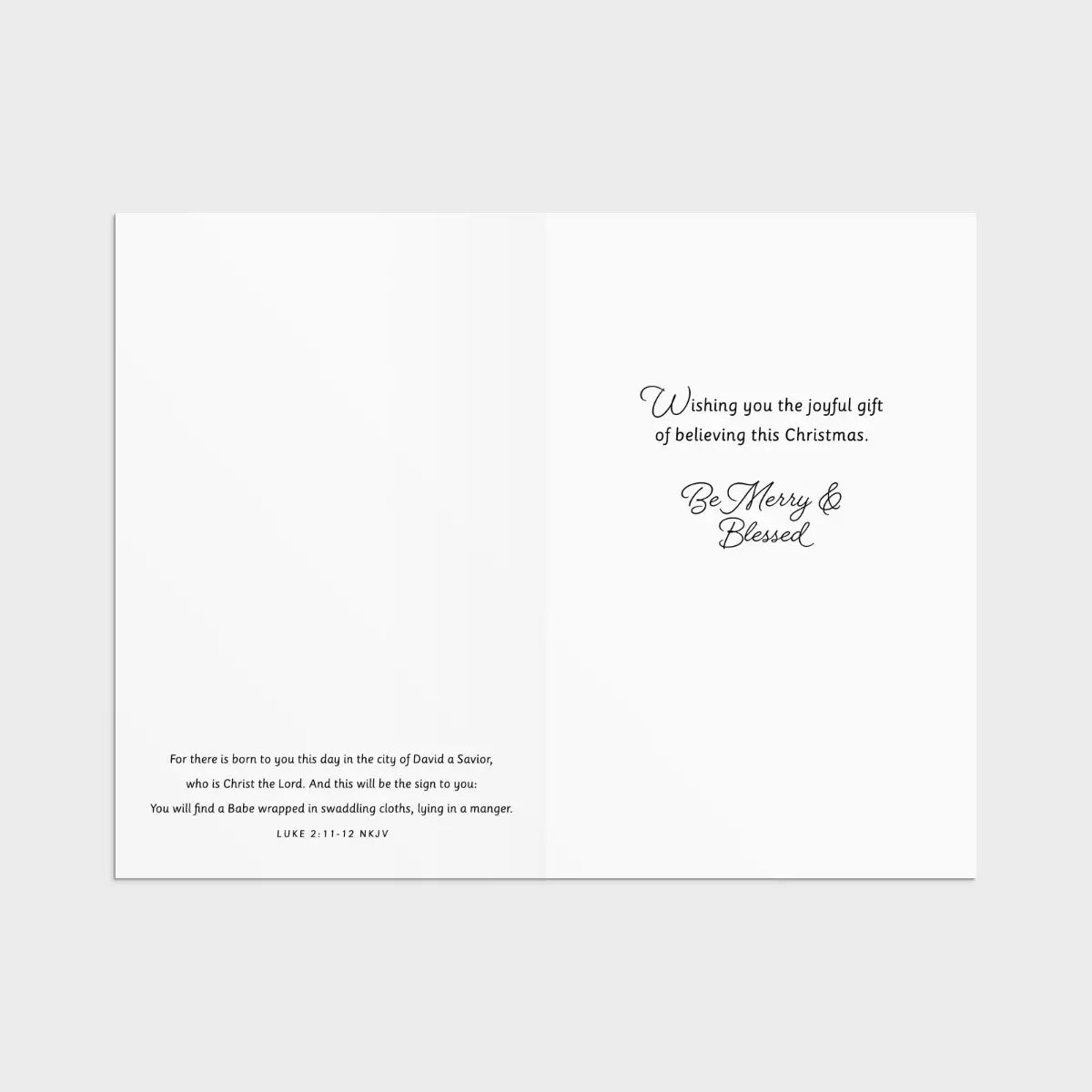 On Christmas Night - 18 Christmas Boxed Cards and Envelopes, NKJV