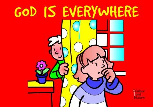 God Is Everywhere - Colour and Learn