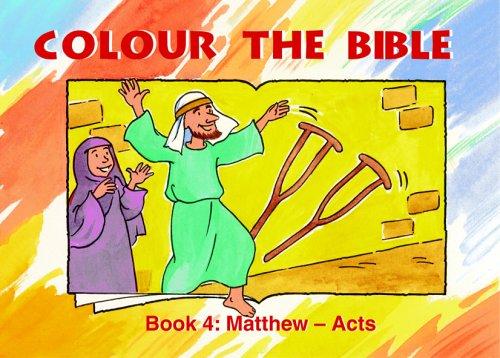 Colour the Bible Book 4 - Matthew - Mark