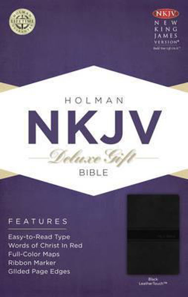 Picture of NKJV B&H Deluxe Gift Black LeatherTouch